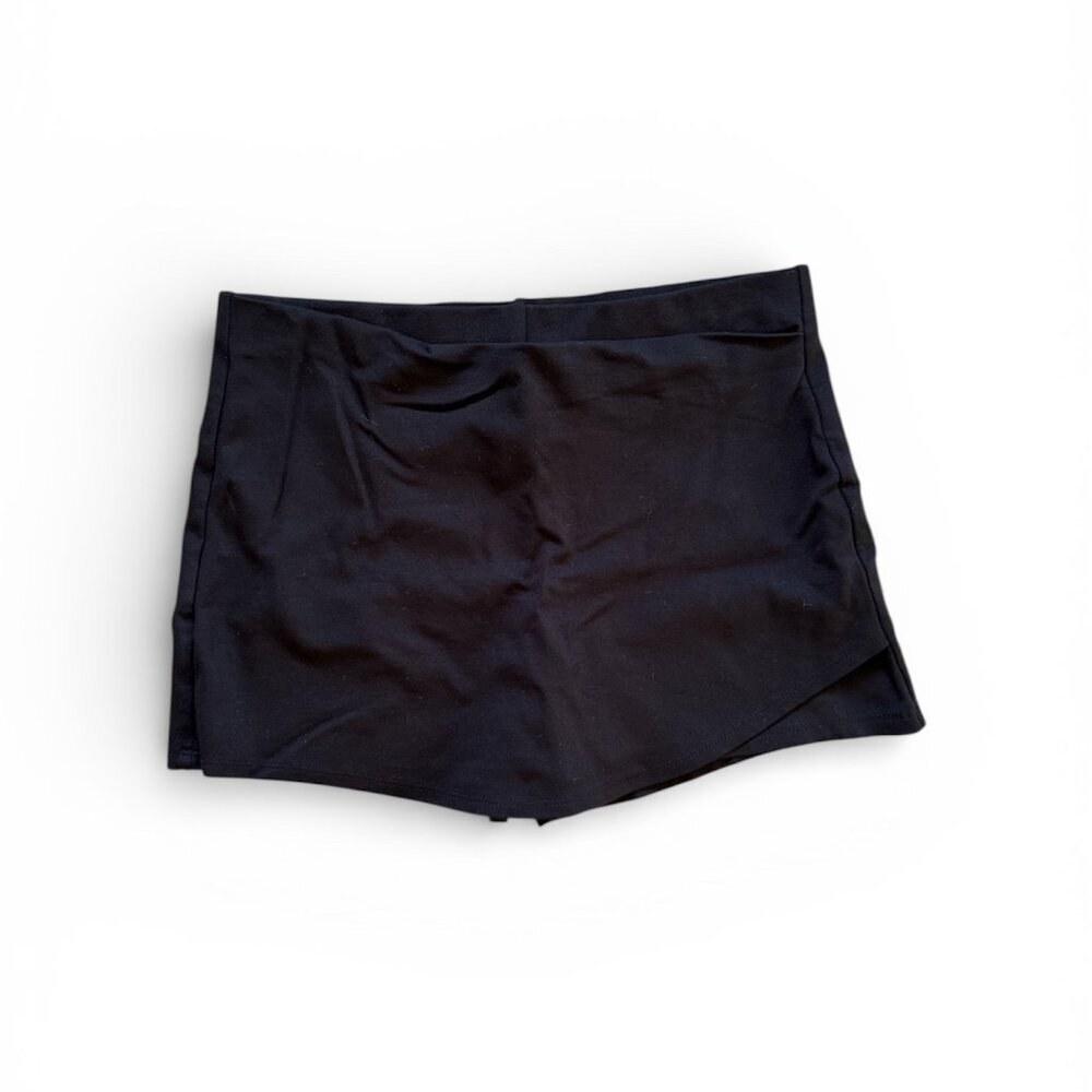 🔥 4 for $20 DEAL 🔥Haute Monde Black Skort Built-In Shorts Size L